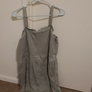 Plus sized sage green jumpsuit